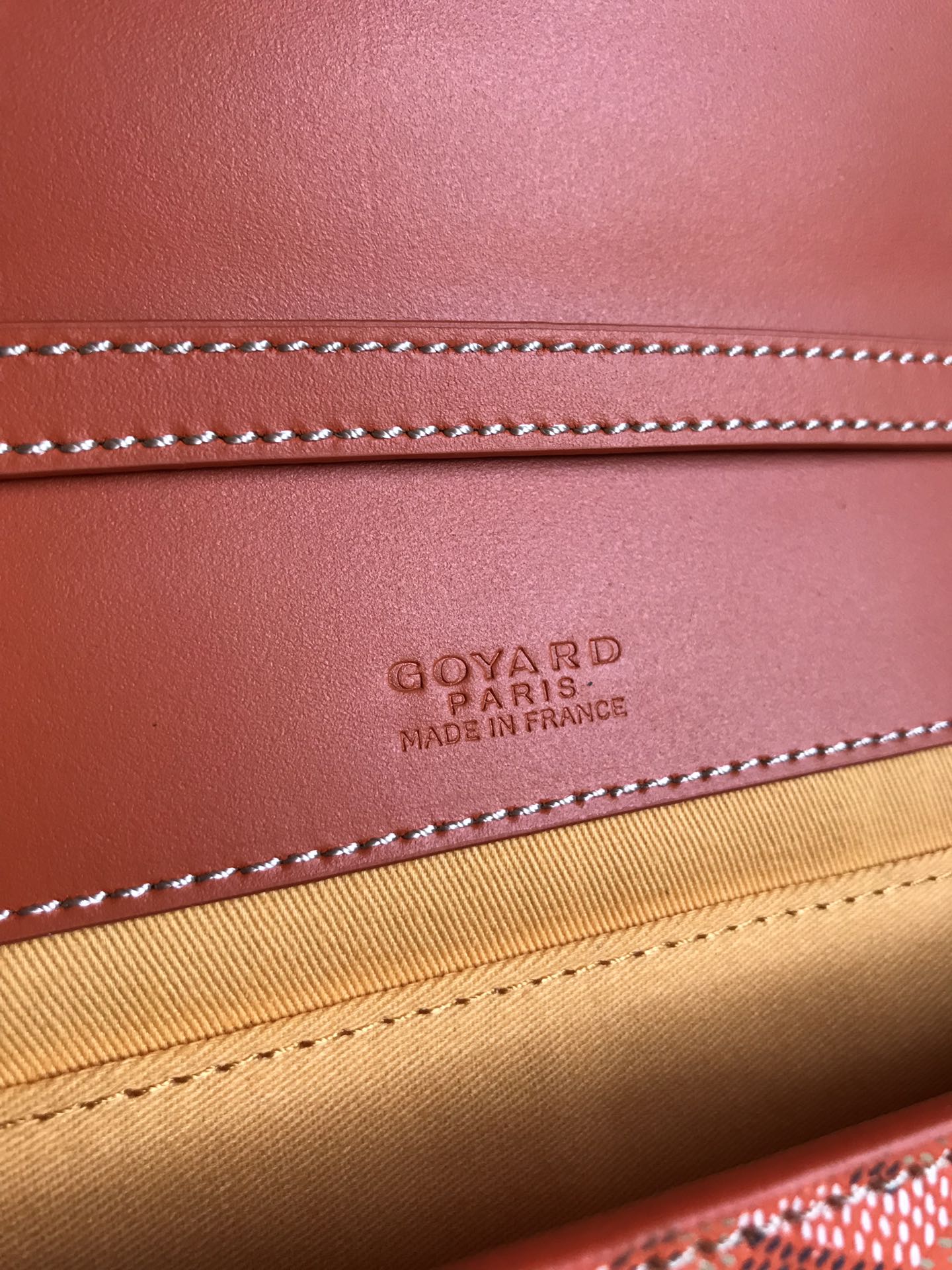 Goyard Monte Carlo Orange Clutch with Adjustable Shoulder Strap 8 i1695213139 7245 6
