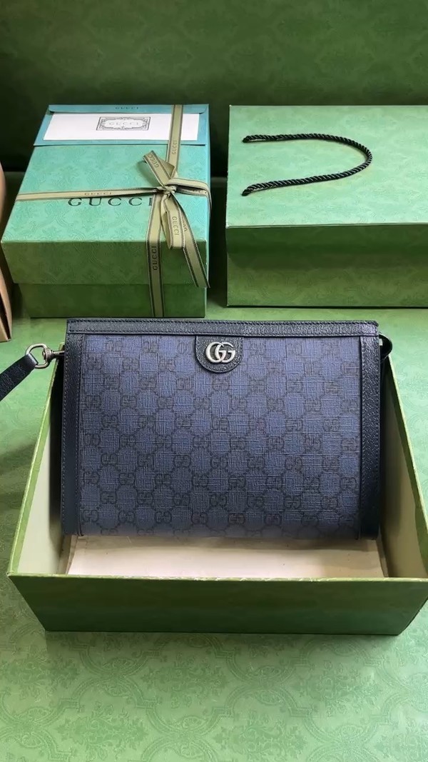 Gucci Clutches & Pouch Bags Blue Spring Collection