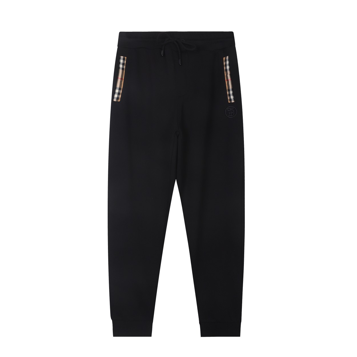 BBR Burberry*2023AW pantalones largos nuevos de otoño/invierno, bordado de punto de Taiwán con TB redondo, bolsillos co…