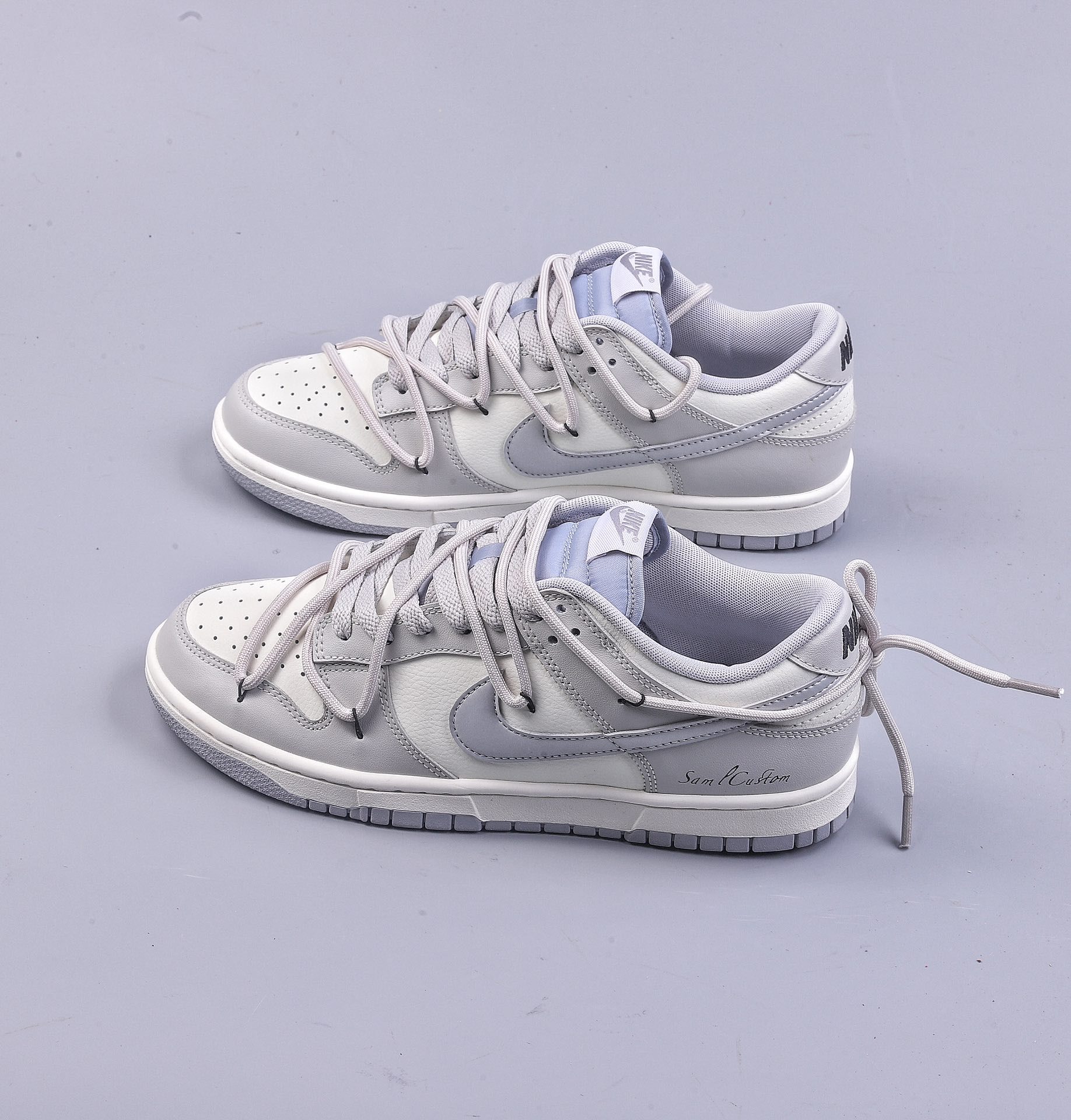 YC pure original NK Dunk Low minimalist industrial gray silver DJ6188-003 full