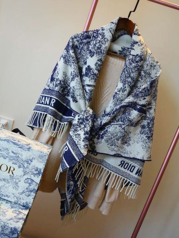 Zegna Haute Couture Haute Couture Artisanal Silk Scarf Shawl