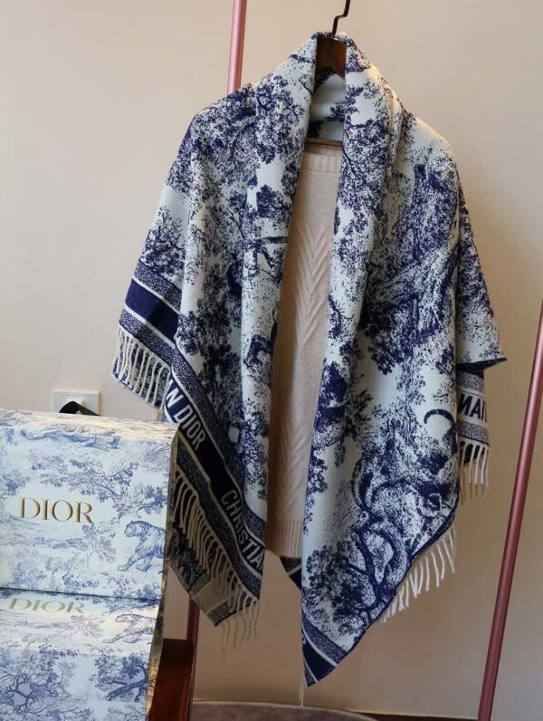 Zegna Haute Couture Haute Couture Artisanal Silk Scarf Shawl 2