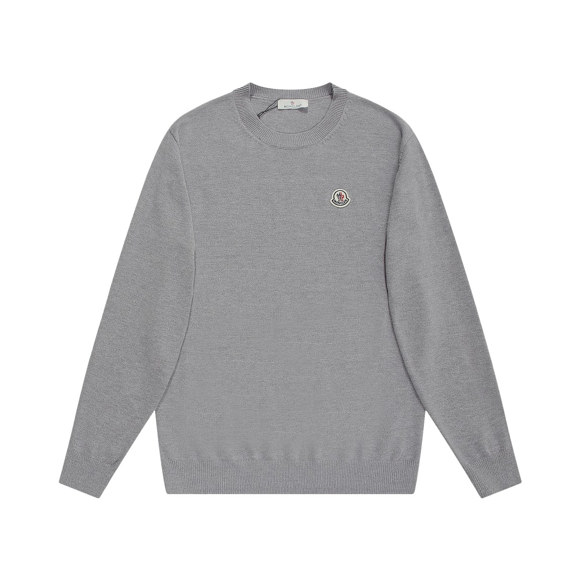 Moncler Clothing Sweatshirts Black Grey Men Knitting Wool Fall/Winter Collection Trendy Brand