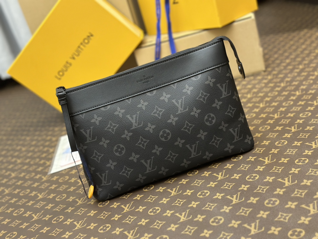 Monogram / Embossed Clutch Pouch Collection - Pochette Voyage Souple - Bag 2