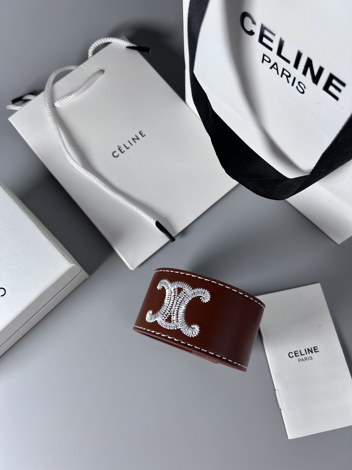 Celine 皮质手链