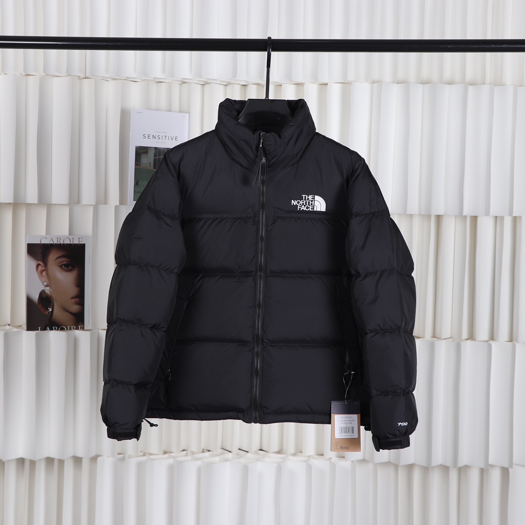 The North Face Clothing Down Jacket Knockoff Highest Quality
 Black White Embroidery Duck Down