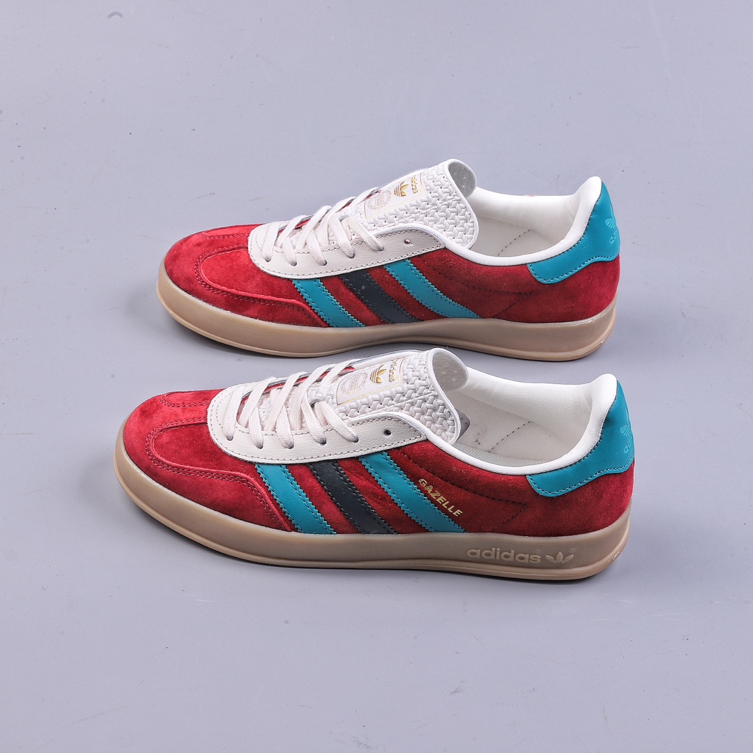 adidas Originals Gazelle INdoor clover casual non-slip wear-resistant low-top sneakers IG4996