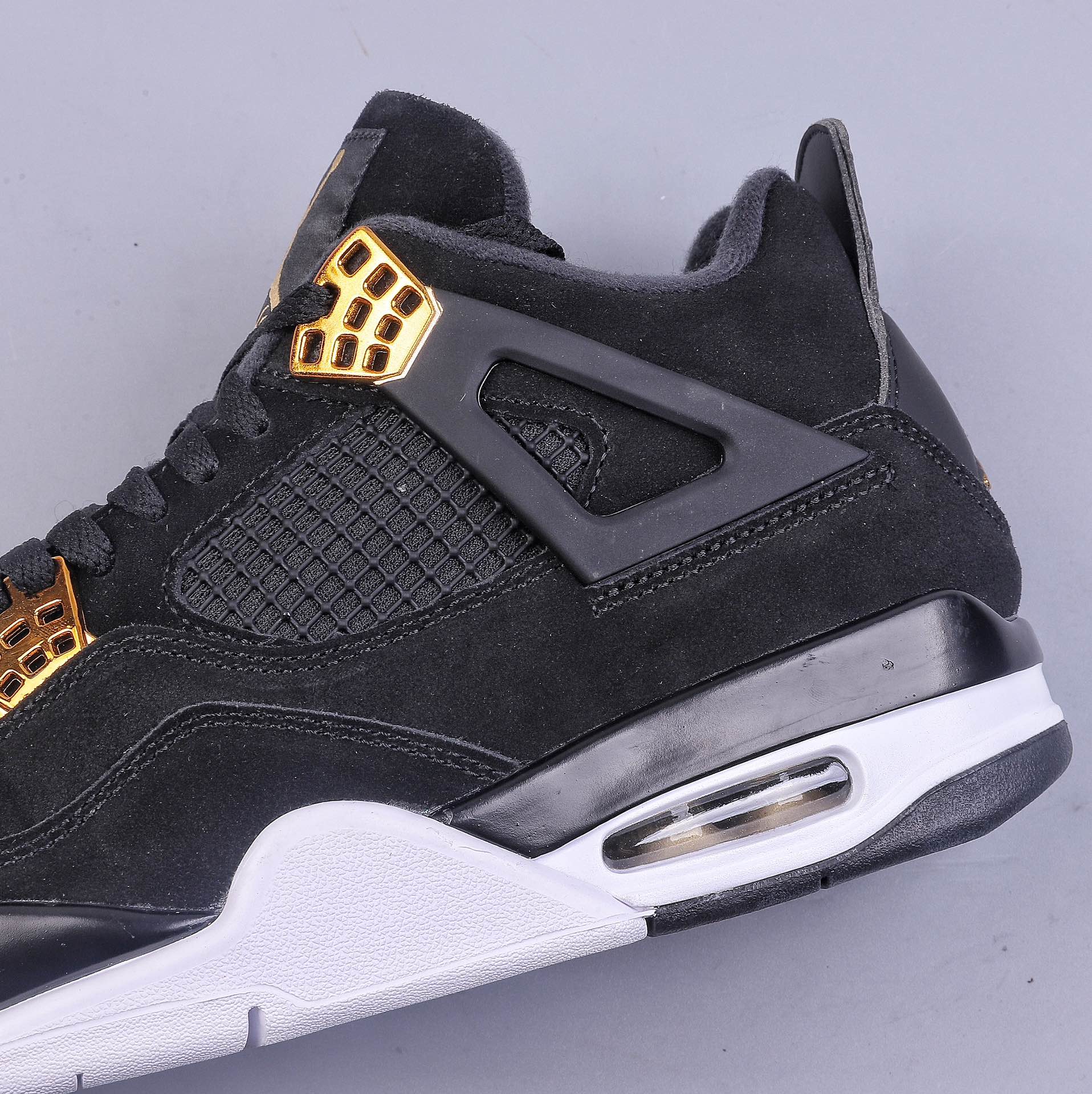 S Jordan Air Jordan 4 retro rovalty luxurious black gold 308497-032