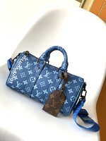 Louis Vuitton LV Keepall Perfect
 Handbags Travel Bags Monogram Canvas Cowhide Fabric M46803