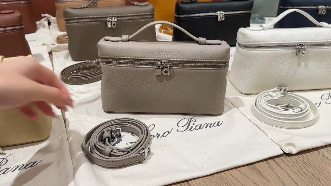 Loro Piana Crossbody & Shoulder Bags Lychee Pattern Cowhide