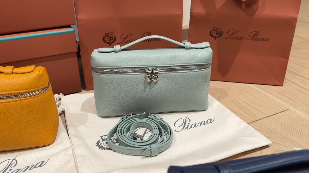 Loro Piana Crossbody & Shoulder Bags Lychee Pattern Cowhide