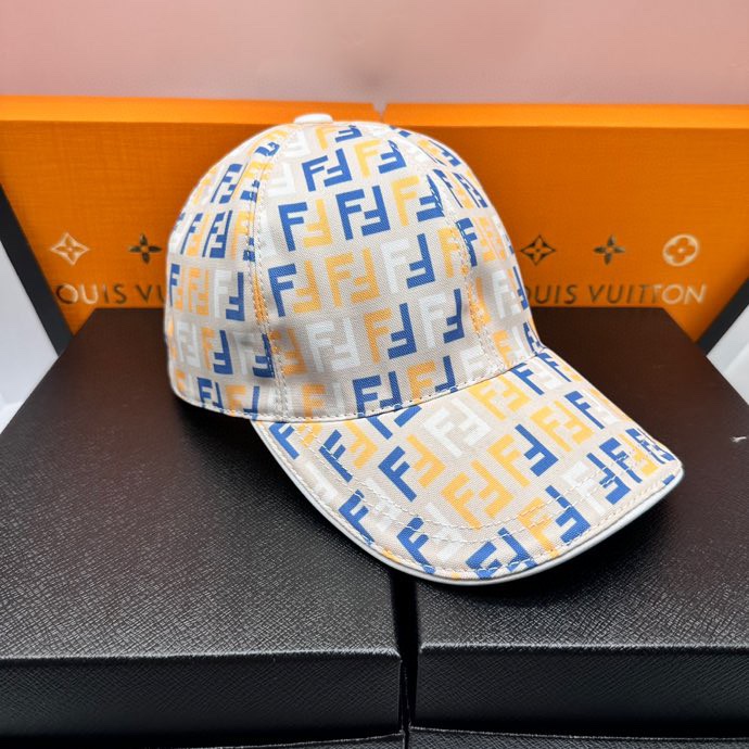 Fendi Double F Baseball Cap texture and material