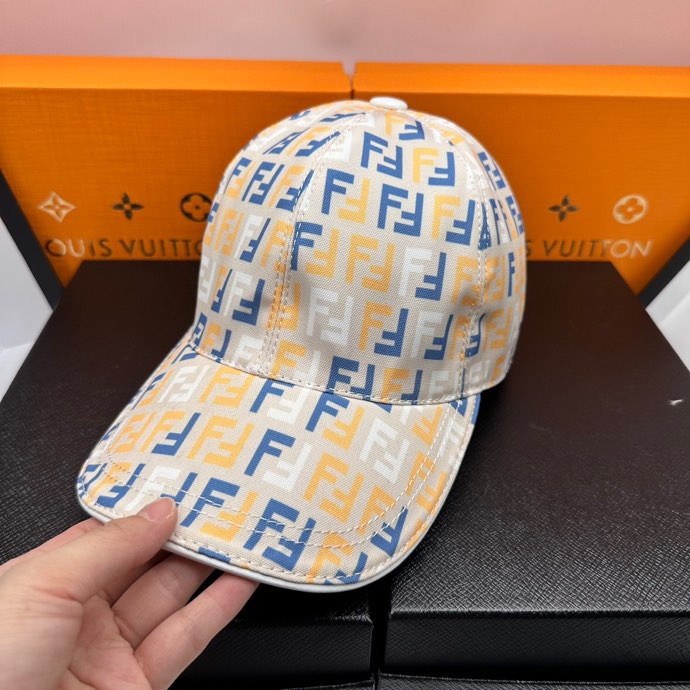 Fendi Double F Baseball Cap side view