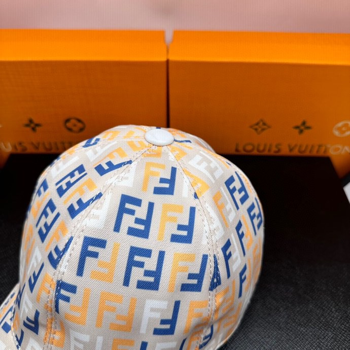 Fendi Double F Baseball Cap Interior View