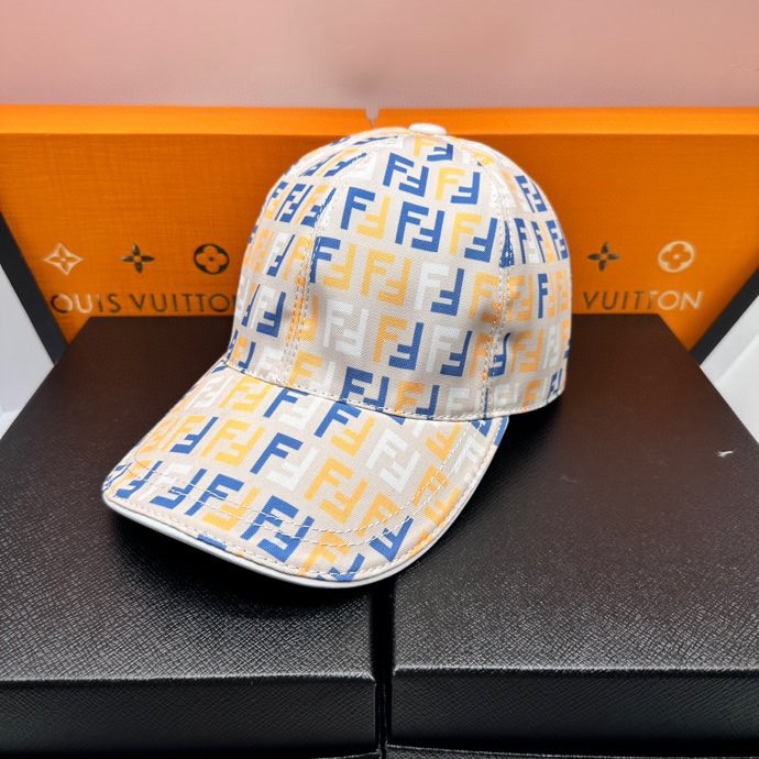 Fendi Double F Baseball Cap back view, adjustable strap