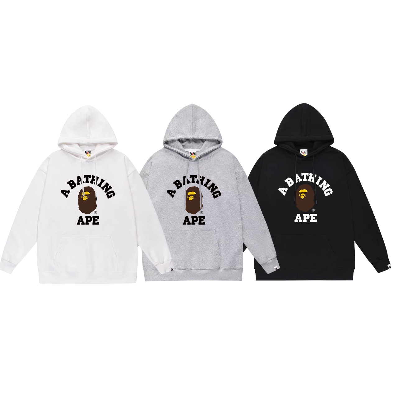 Cyclops with Flush: BAPE Ape Head Letter Hat Hoodie for Men and Women - 图片 7