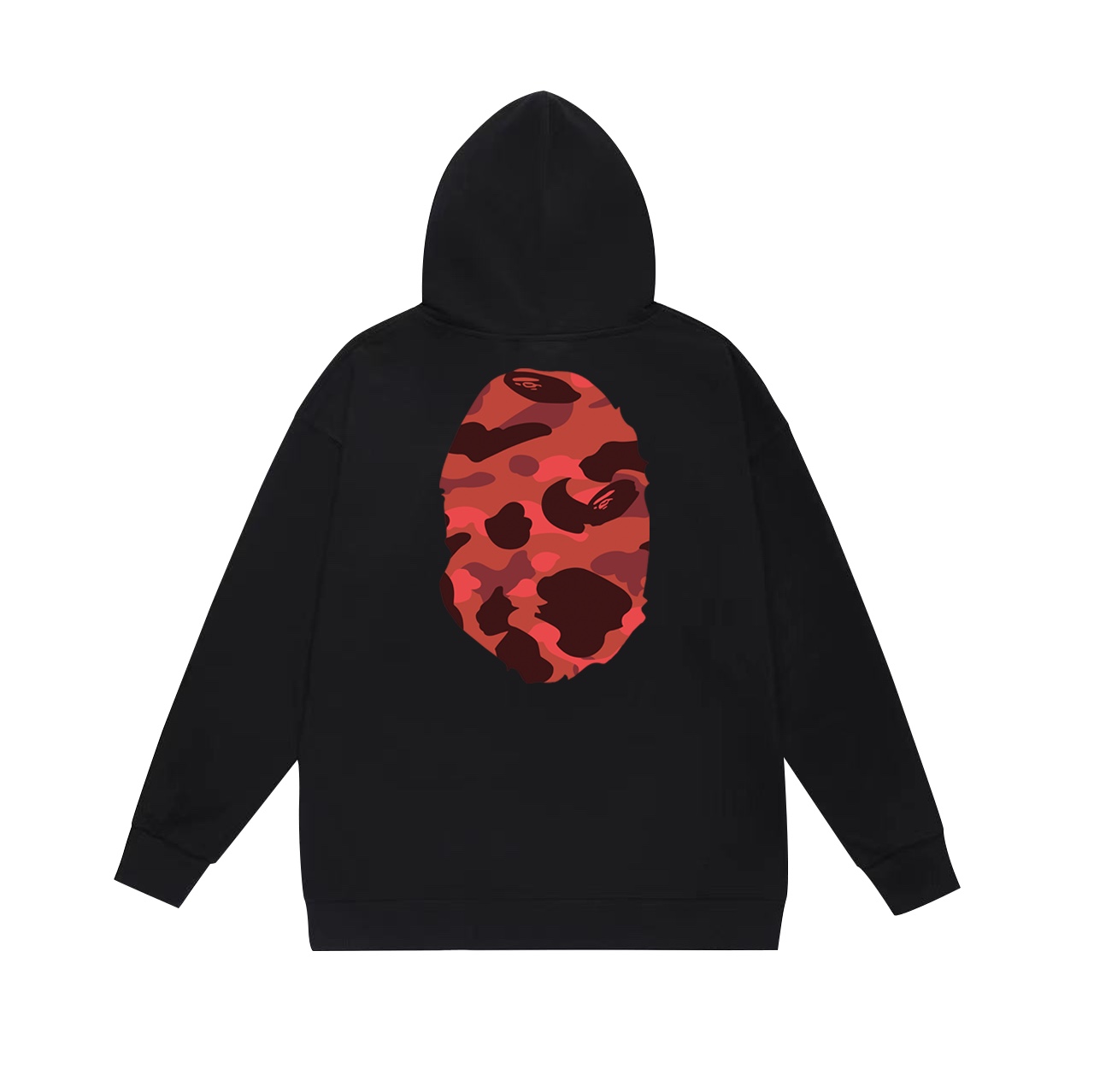 Cyclops Velvet Hoodie with Double-Face Ape Headprints – Details and Sizing. - 图片 2