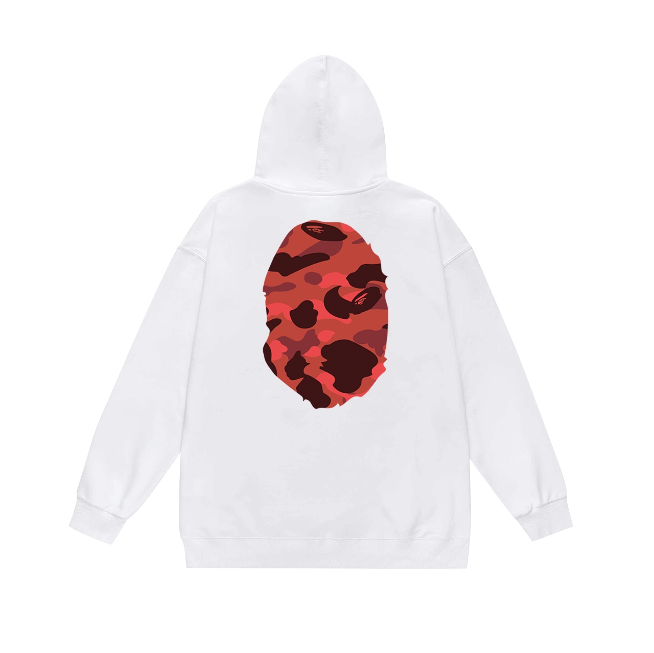 Cyclops Velvet Hoodie with Double-Face Ape Headprints – Details and Sizing. - 图片 4