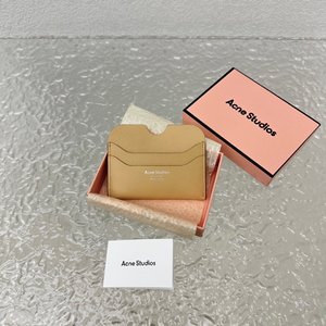 Acne Studios Wallet Card pack Buy High Quality Cheap Hot Replica Apricot Color Studio C168813