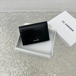 Jil Sander Wallet Card pack Shop the Best High Quality
 Black C168816