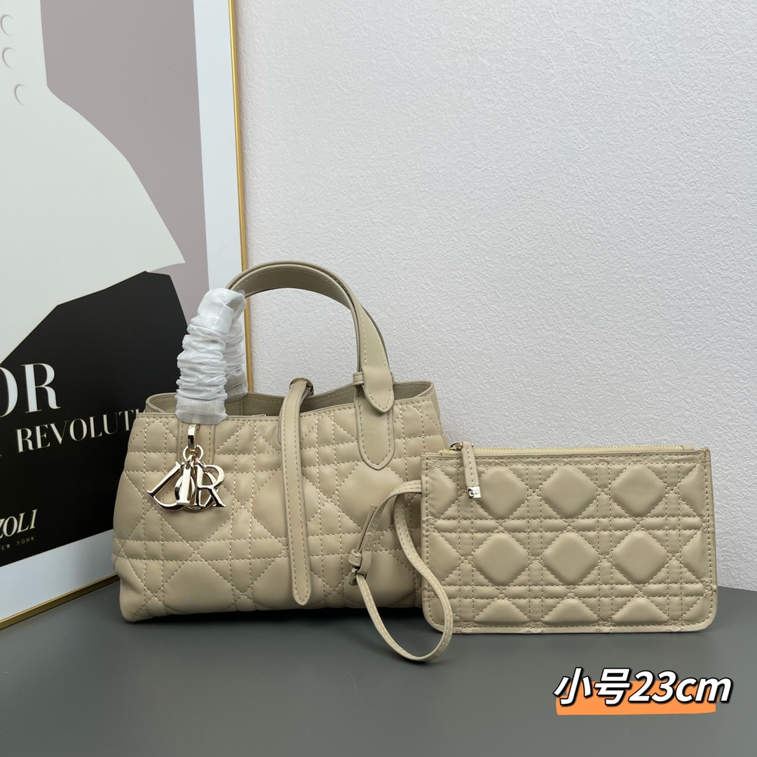 Dior Toujours Beige 23cm tote everyday
