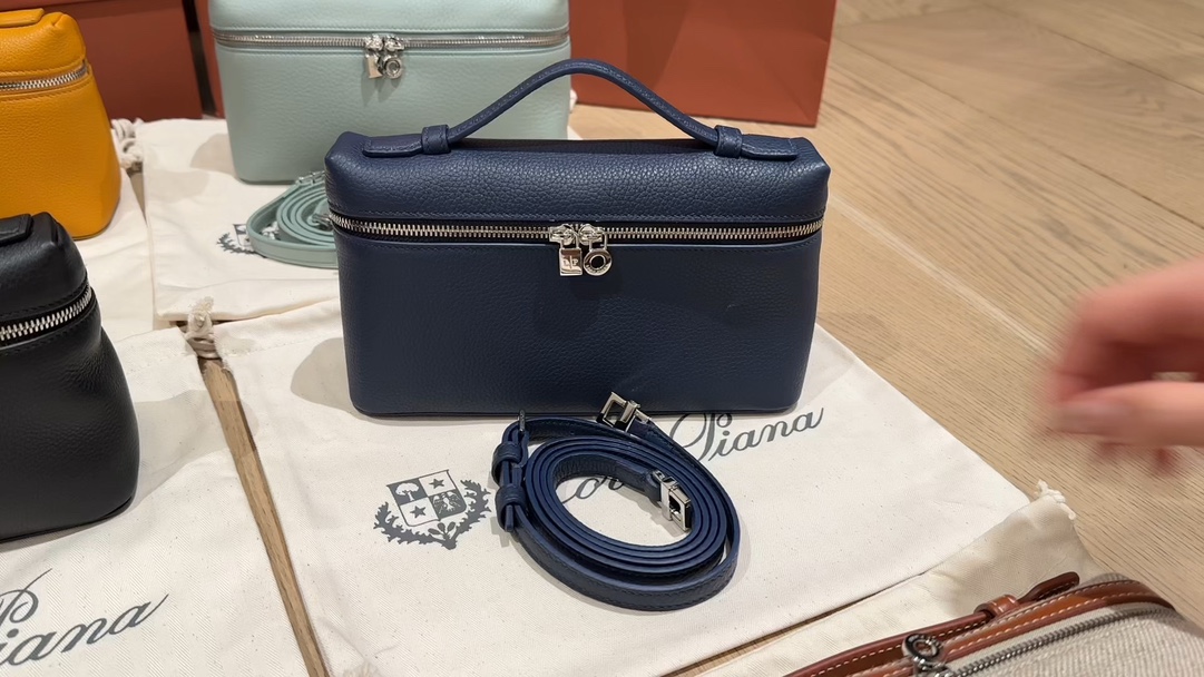 Loro Piana Crossbody & Shoulder Bags Lychee Pattern Cowhide