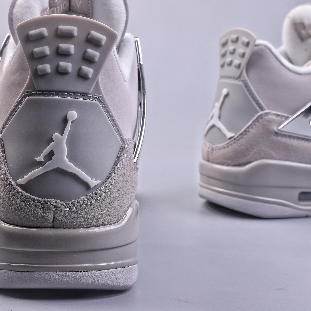 400 I8 Air Jordan 4 Retro ”Lihgt lron Ore” 麂皮灰 AQ9129-001