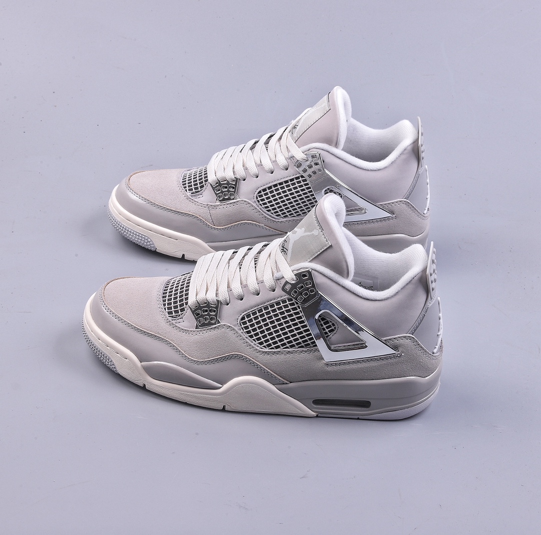 400 I8 Air Jordan 4 Retro ”Lihgt lron Ore” 麂皮灰 AQ9129-001