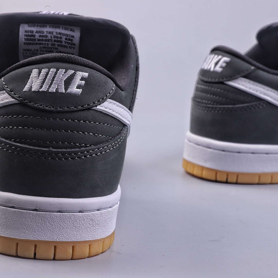 350 S2 Nike  SB Dunk Low ”Black Gum” 生胶黑白 SB低帮休闲板鞋 CD2563-006