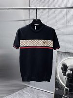 Gucci Abbigliamento Maglione Felpe T-Shirt Lavorazione a maglia Collezione Autunno Maniche corte