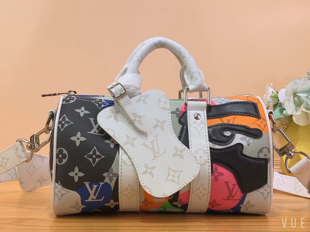Louis Vuitton LV Keepall Bags Handbags White M46678