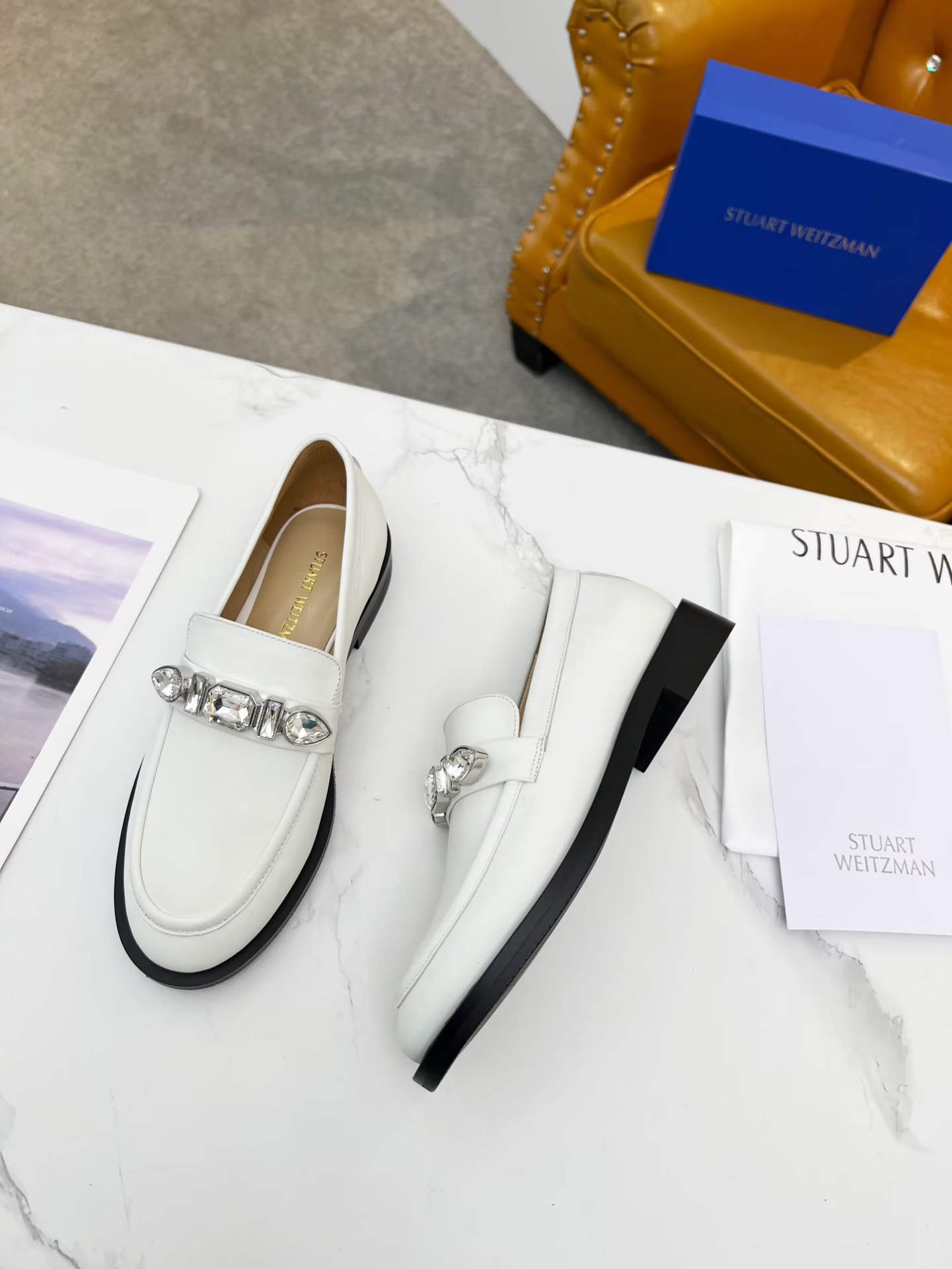 Stuart Weitzman Spring/Autumn Shoes: $500 Bid, Platinum Decor, Cattle Skin, Sheep Inner - 图片 9