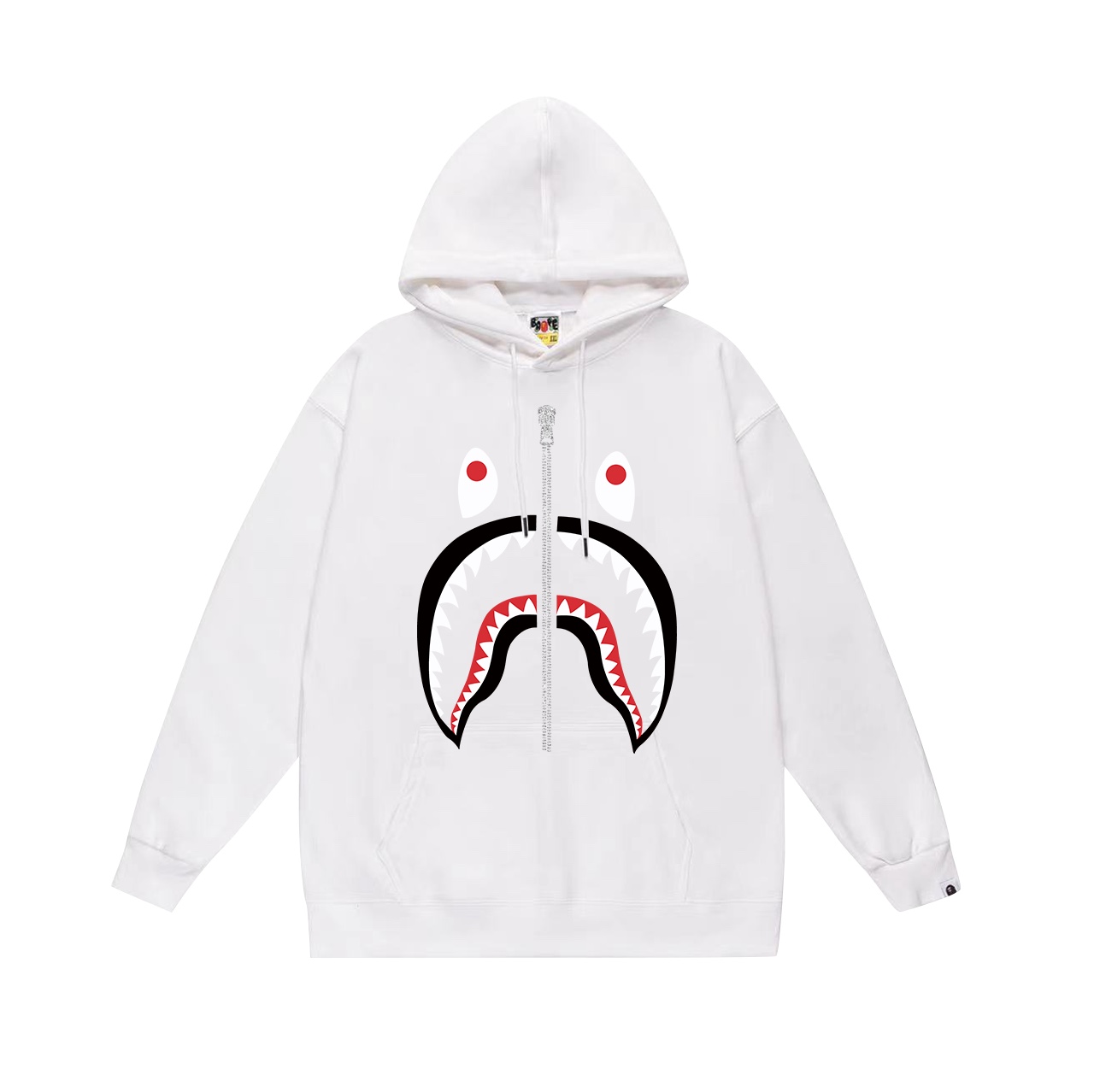 BAPE Cyclops Hoodie with Big Fur and Silver Velvet, Unisex, Multiple Colors. - 图片 3