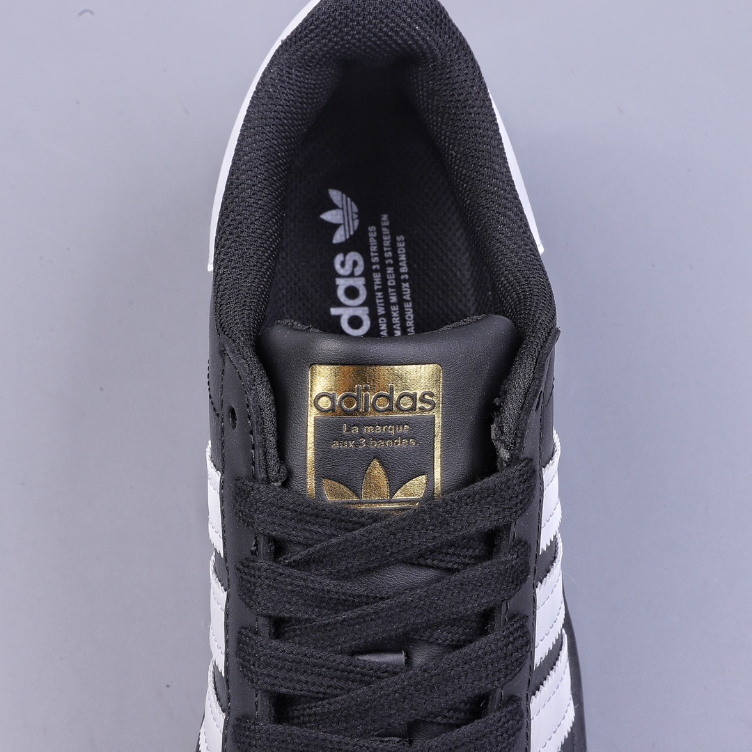 160 ADIDAS SUPERSTAR 三叶草经典贝壳头板鞋 EG4961