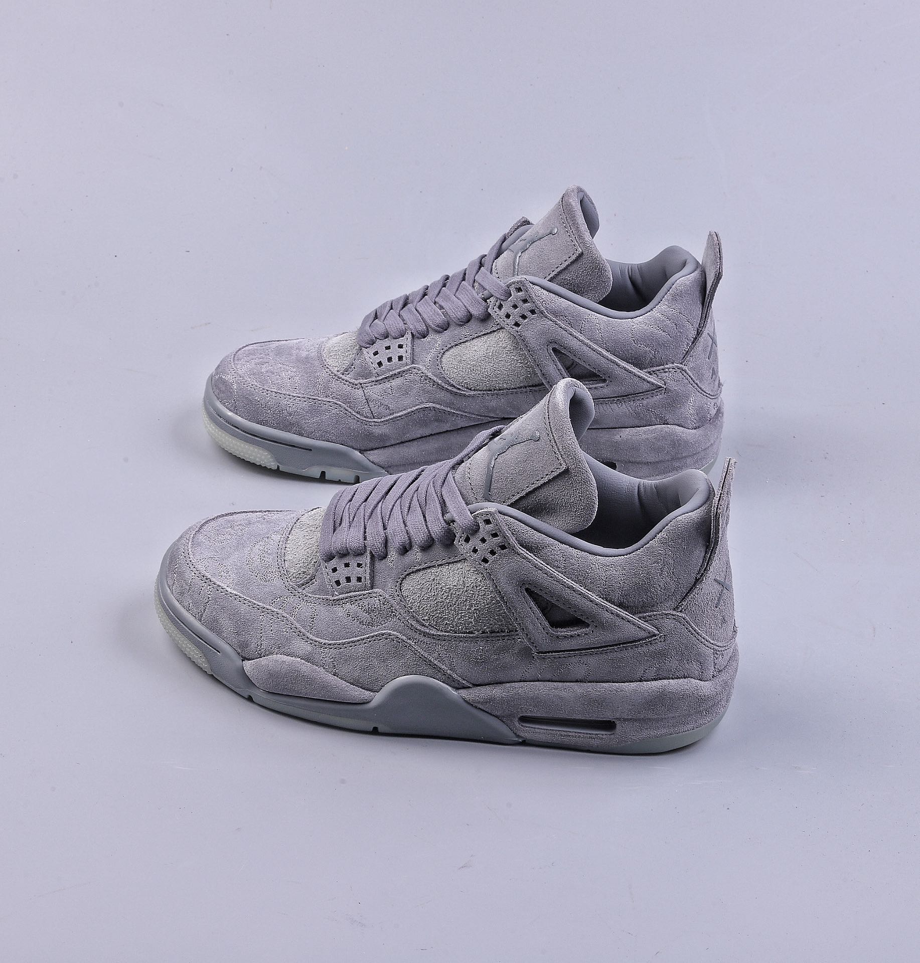 580 OG版 Air Jordan 4 Cool Grey AJ4 乔4酷灰 麂皮 夜光底 篮球鞋 930155-003