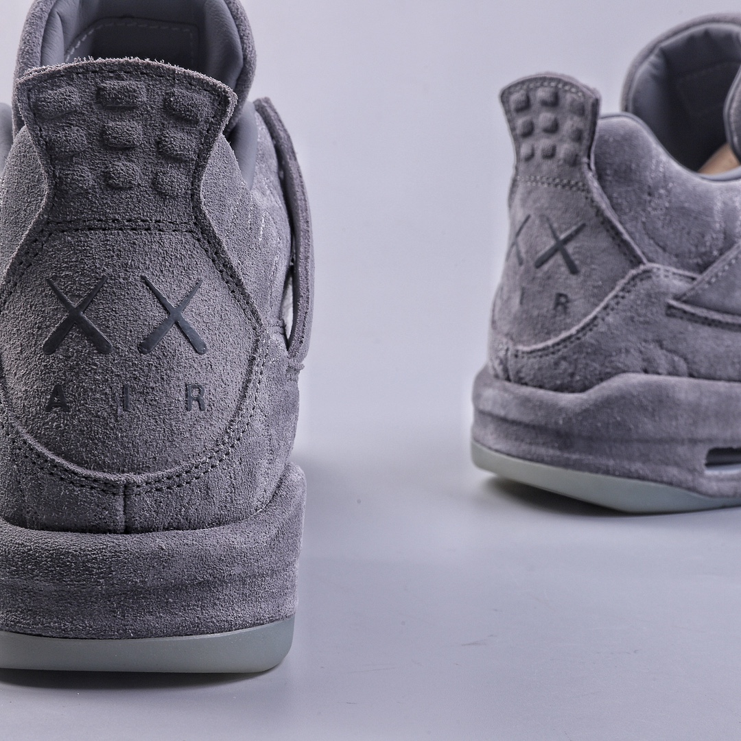 580 OG版 Air Jordan 4 Cool Grey AJ4 乔4酷灰 麂皮 夜光底 篮球鞋 930155-003