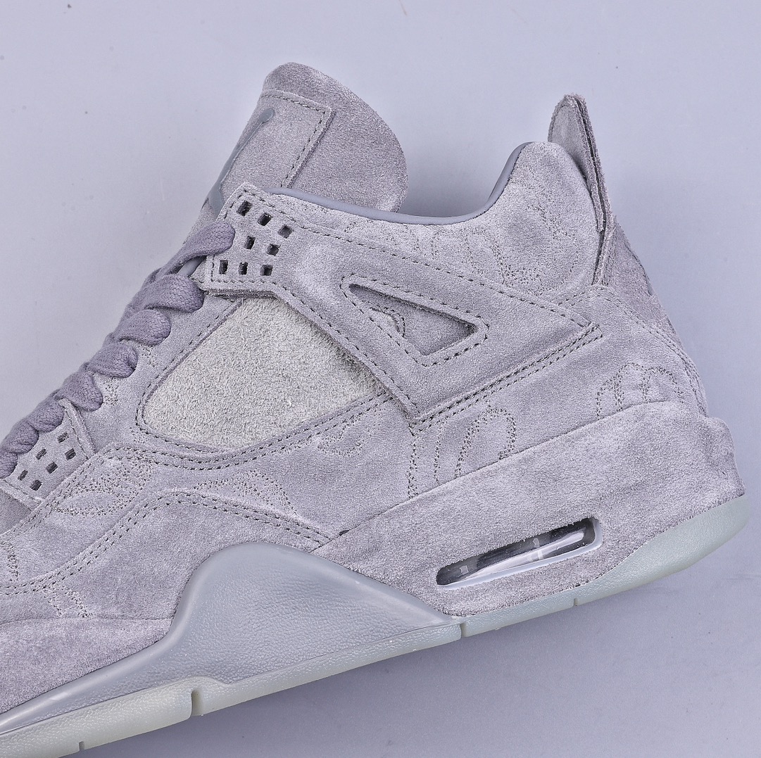 580 OG版 Air Jordan 4 Cool Grey AJ4 乔4酷灰 麂皮 夜光底 篮球鞋 930155-003