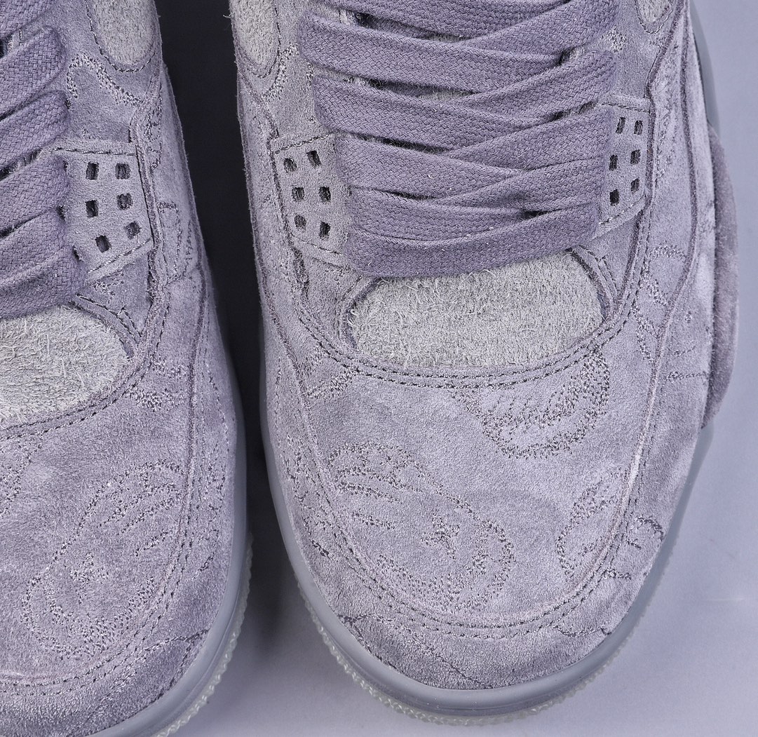 580 OG版 Air Jordan 4 Cool Grey AJ4 乔4酷灰 麂皮 夜光底 篮球鞋 930155-003