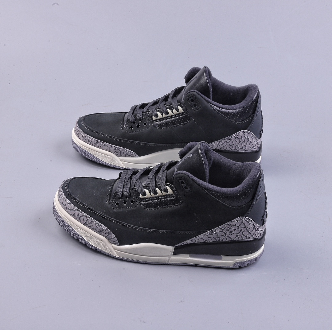 350 F Air Jordan 3 Retro ”Off Noir” AJ3 乔3做旧黑水泥  CK9246-001