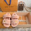 Where to find best Louis Vuitton Shoes Slippers Gold Hardware Sheepskin Wool Sunset