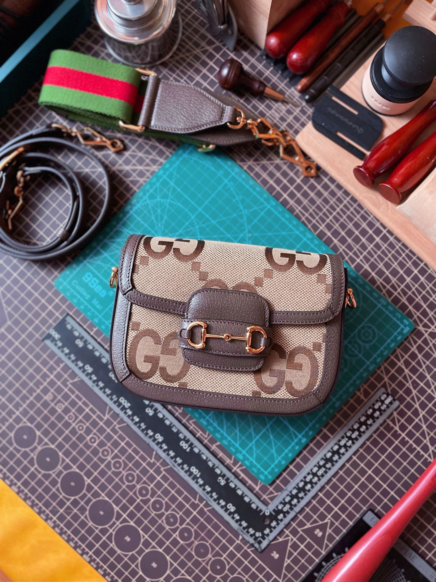 Gucci Borse Borsette Tela 1955 Mini