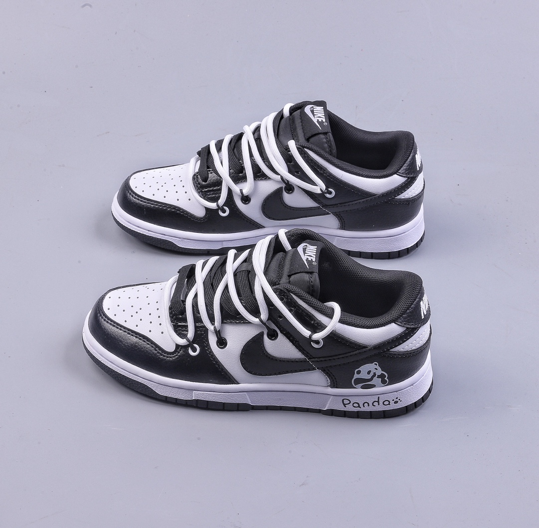 240 K13 NIKE SB Dunk Low ”Black” 熊猫高街vibe高街风 DD1391-100