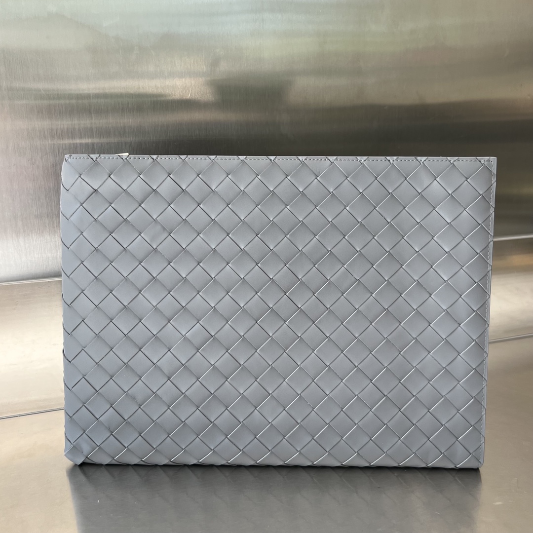 Bottega Veneta Borse Pochette Argento Tessitura Pelle di vitello bovina