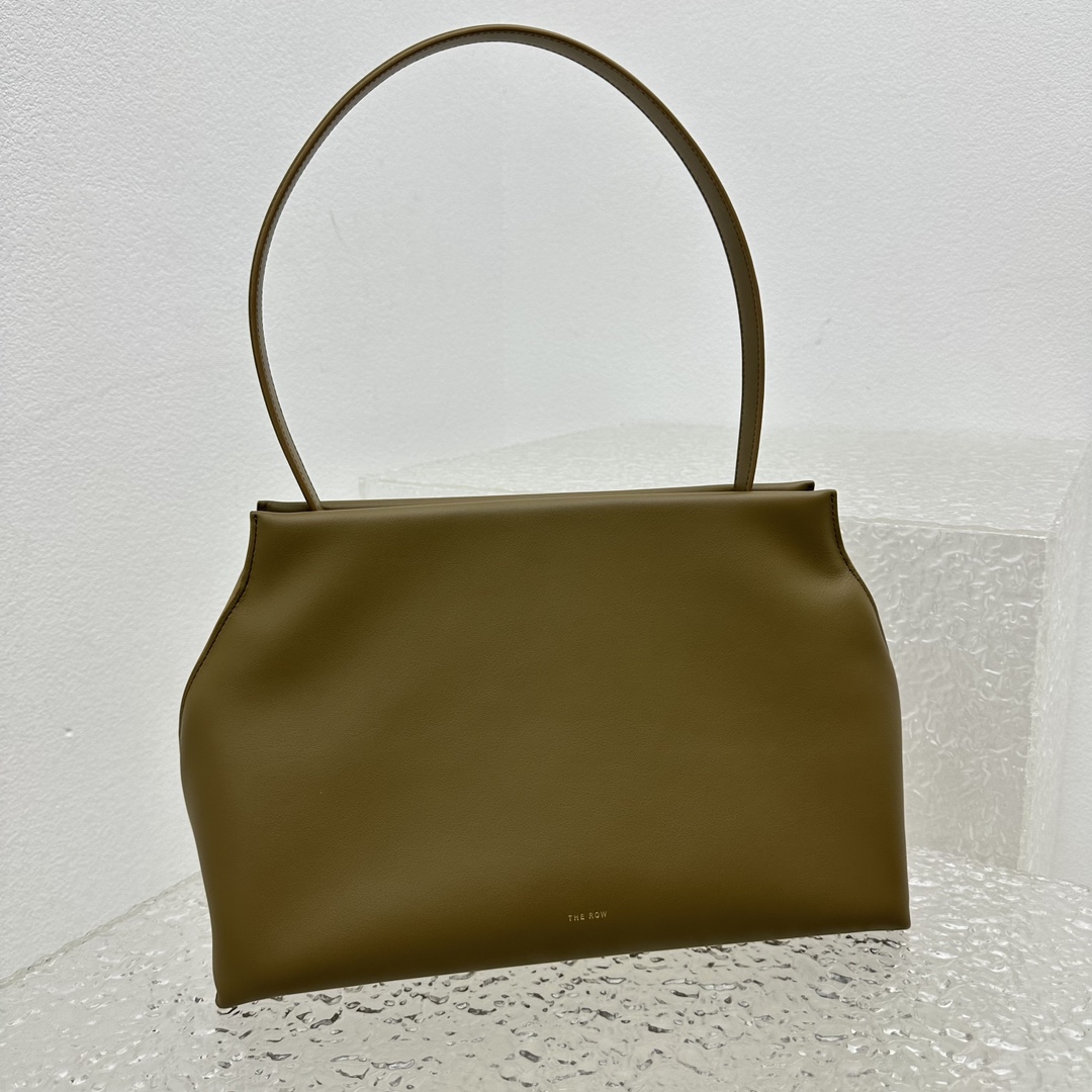 橄榄绿色Siennǎ托特选择这款包包的人透露着独特品味个性简约高级轻奢包身小牛皮皮质手感舒服柔软细腻有光
