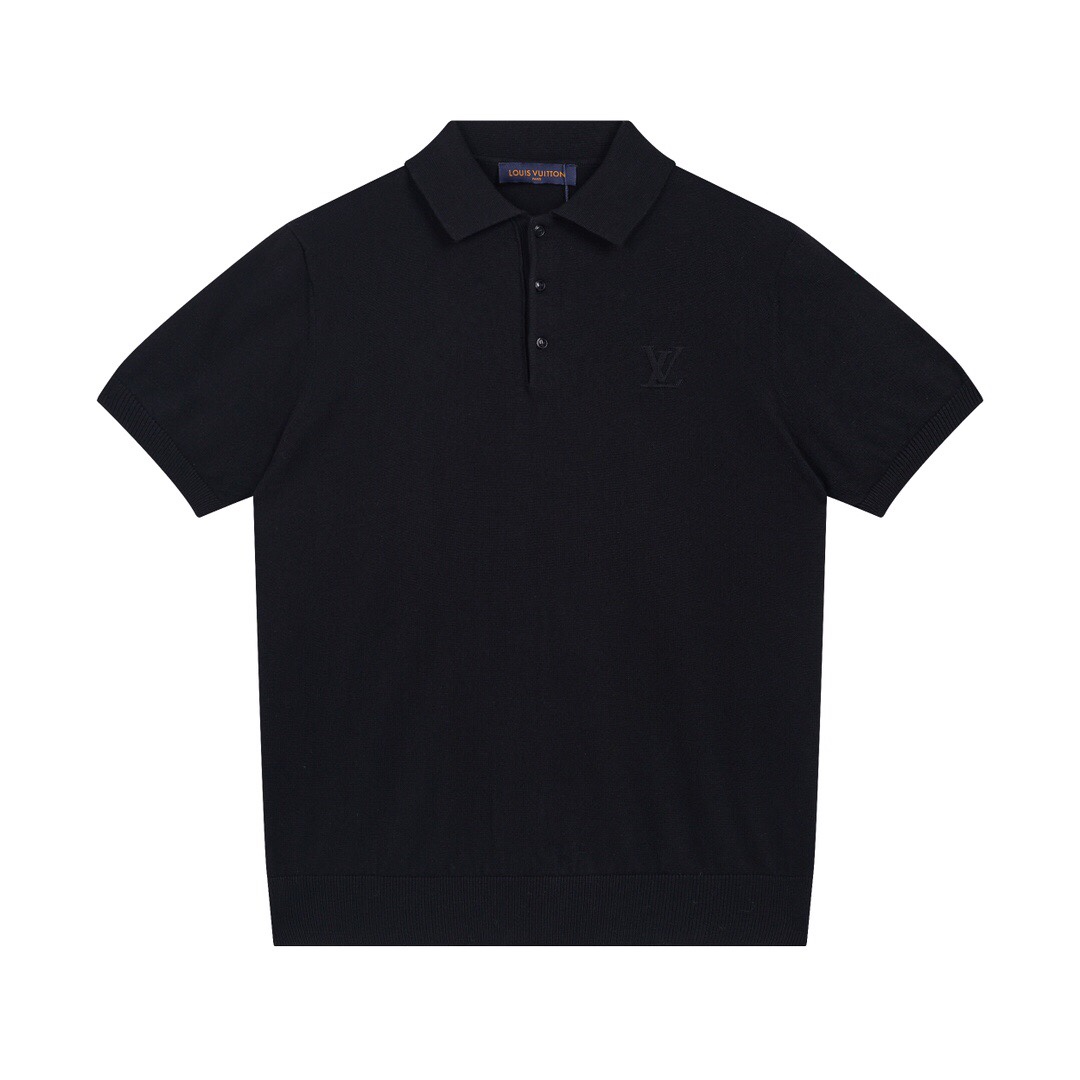 Louis Vuitton Clothing Polo Weave Combed Cotton