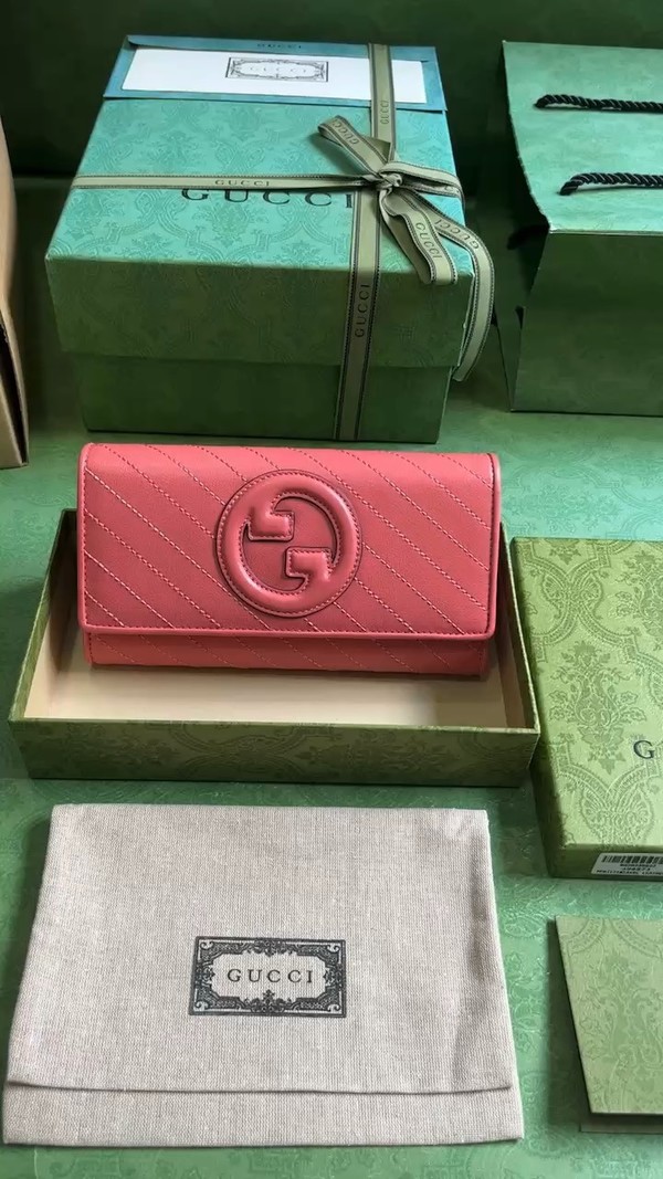 Gucci Blondie Wallet 2023 Replica Pink