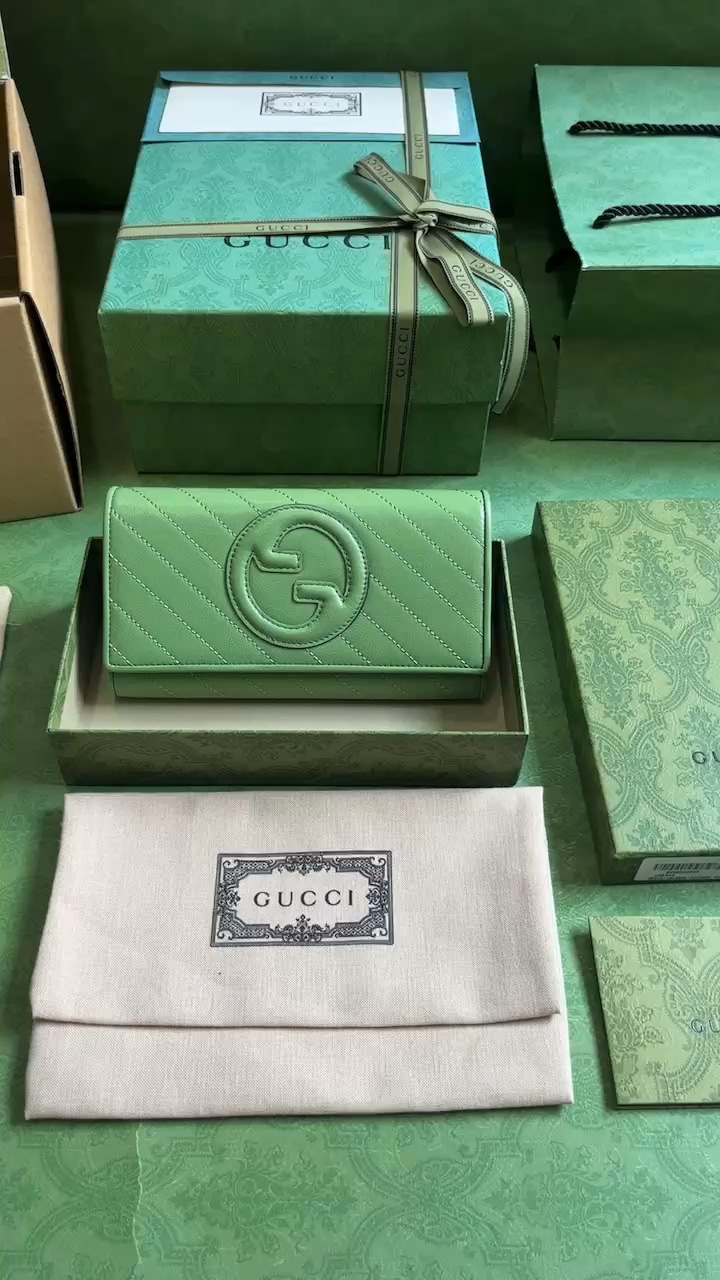 Gucci Blondie Wallet Wholesale Sale
 Green
