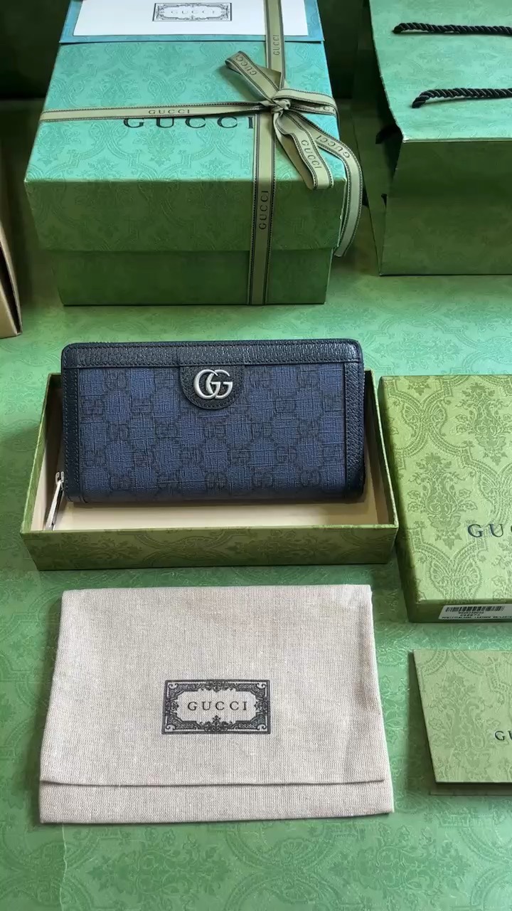 Gucci Ophidia Wallet Top Fake Designer
 Blue PVC