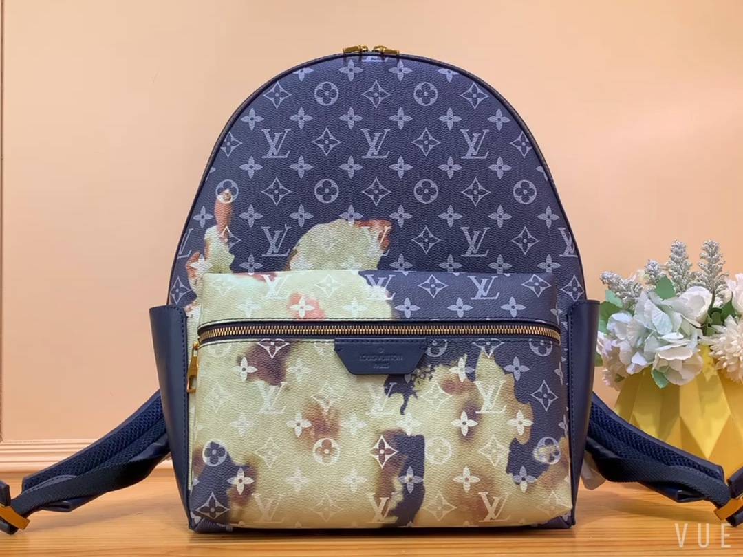 Louis Vuitton LV Discovery Bags Backpack 1:1 Clone
 Blue Canvas M23905