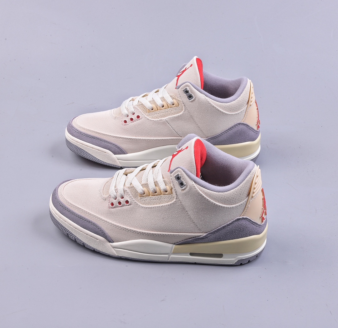 280 PB Air Jordan 3 Retro SE "Muslin" 乔3棉布米白配色  DH7139-100